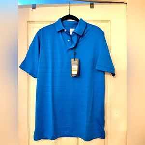 NWT Callaway blue striped polo